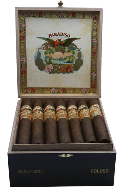 Коробка Paradiso Coloso на 21 сигару