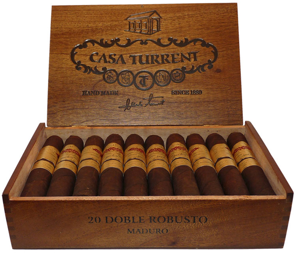 Коробка Casa Turrent 1901 Double Robusto Maduro на 20 сигар
