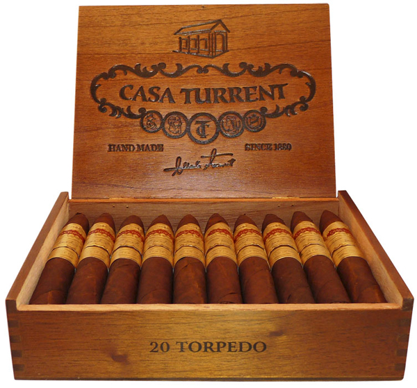 Коробка Casa Turrent 1901 Torpedo на 20 сигар