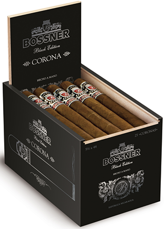 Коробка Bossner Black Edition Corona на 25 сигар