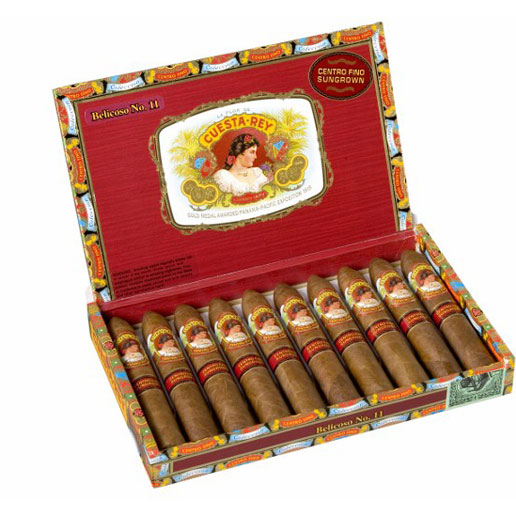 Коробка Cuesta Rey Centro Fino Belicoso No. 11 Sungrown на 10 сигар