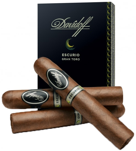 Упаковка Davidoff Escurio Gran Toro на 4 сигары