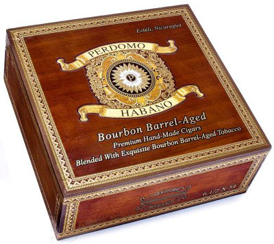 Коробка Perdomo Habano Bourbon Barrel Aged Sun Grown Torpedo на 24 сигары