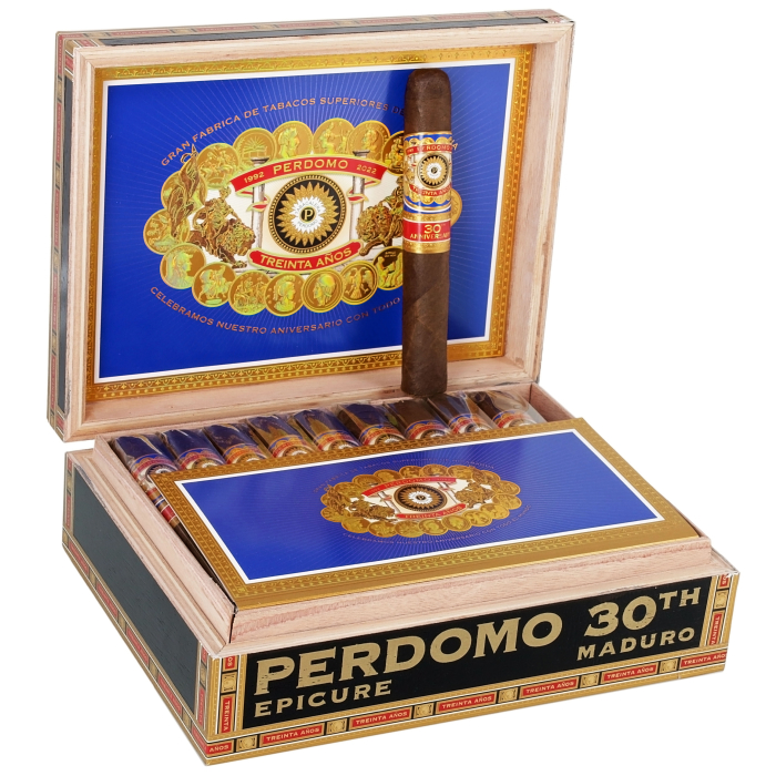 Коробка Perdomo 30th Anniversary Box-Pressed Epicure Maduro на 30 сигар