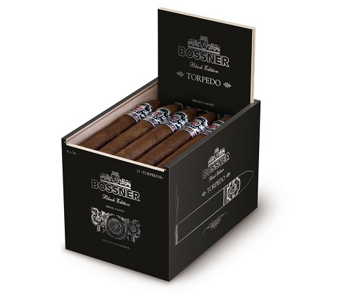 Коробка Bossner Black Edition Torpedo на 25 сигар