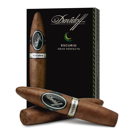 Упаковка Davidoff Escurio Gran Perfecto на 3 сигары