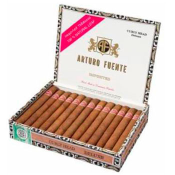 Коробка Arturo Fuente Curly Head Deluxe Natural на 25 сигар