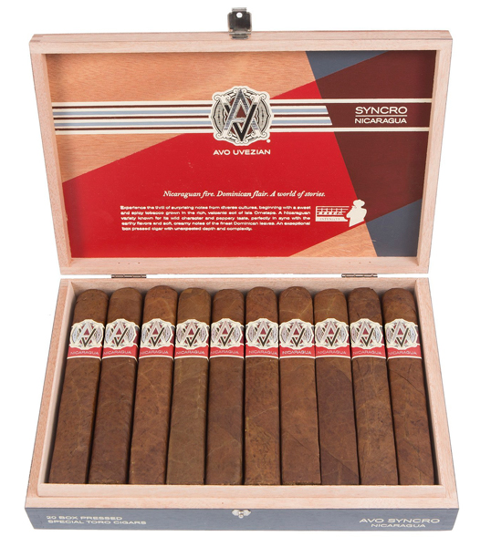 Коробка AVO Syncro Nicaragua Special Toro на 20 сигар
