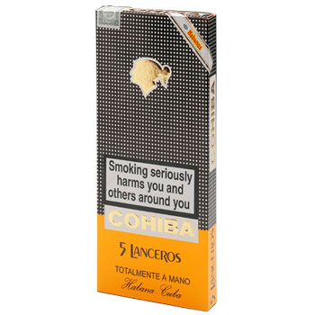 Упаковка Cohiba Lanceros на 5 сигар