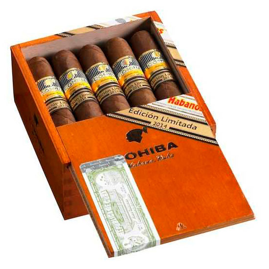 Коробка Cohiba Robustos Supremos на 10 сигар