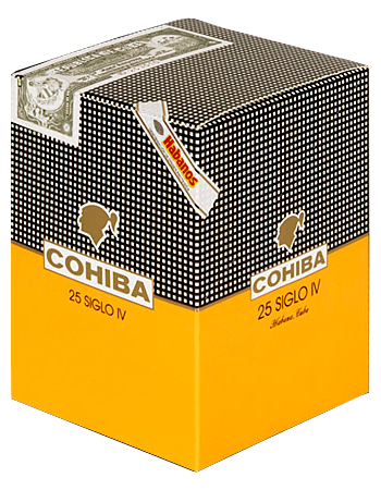 Упаковка Cohiba Siglo IV на 25 сигар