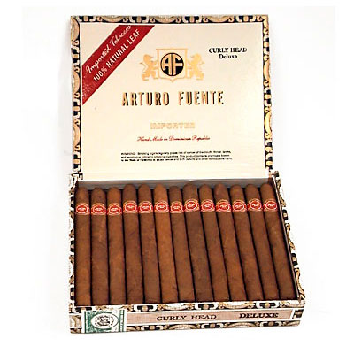 Коробка Arturo Fuente Curly Head Deluxe Maduro на 25 сигар