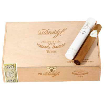 Коробка Davidoff Aniversario No 3 Tubos на 20 сигар