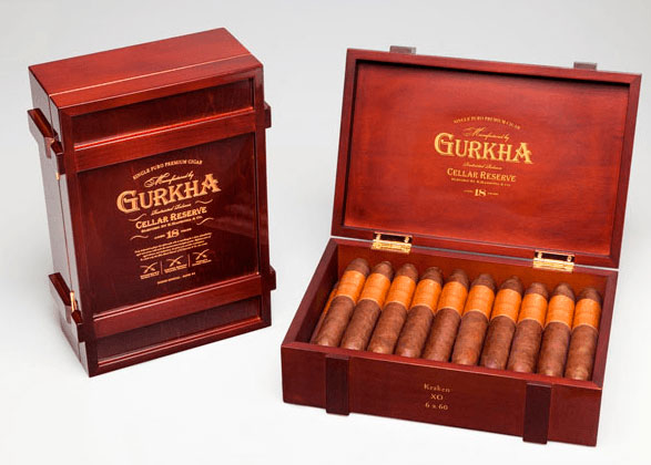 Коробка Gurkha Cellar Reserve Aged 18 Years Koi Perfecto на 20 сигар