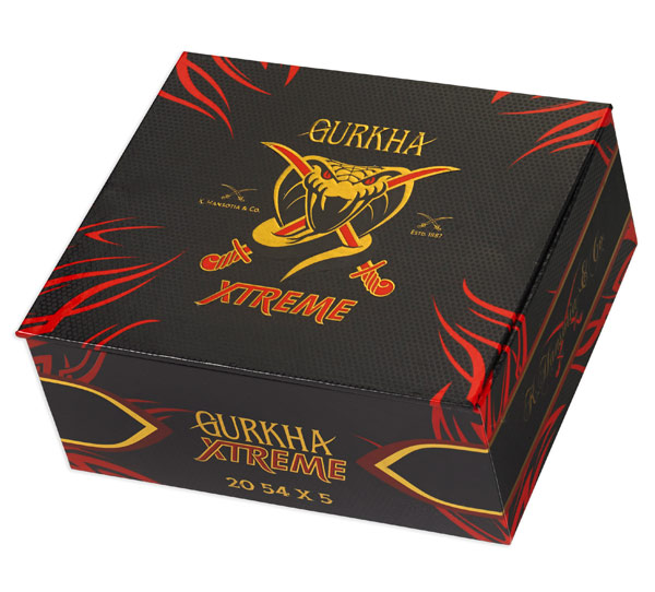 Коробка Gurkha Xtreme Grand Robusto на 21 сигару