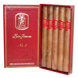 Коробка Leon Jimenes No 3 на 5 сигар