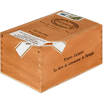 Коробка Partagas Serie Du Connaisseur № 3 на 25 сигар