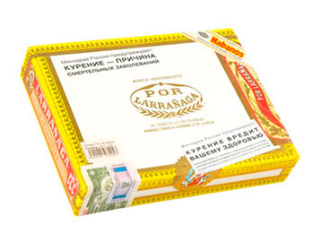 Коробка Por Larranaga Panetelas на 25 сигар