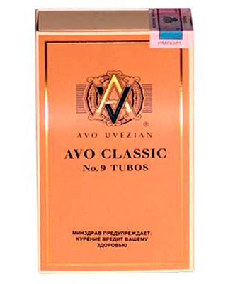 Коробка AVO Classic No 9 Tubos на 3 сигары