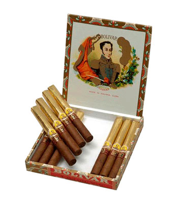 Коробка Bolivar Gold Medal на 10 сигар