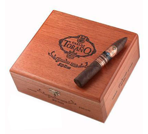 Коробка Carlos Torano Exodus 1959 50 Years Torpedo на 24 сигары