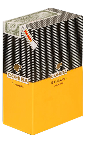 Упаковка Cohiba Esplendidos на 15 сигар