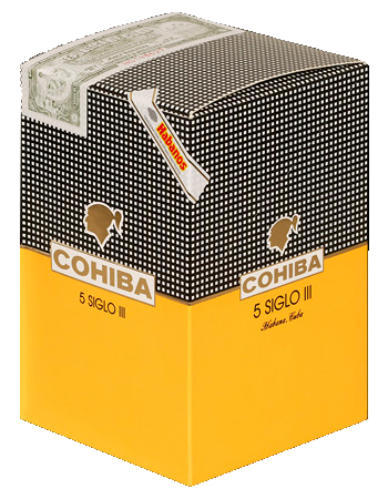 Упаковка Cohiba Siglo III на 25 сигар