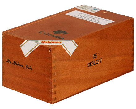 Коробка Cohiba Siglo V на 25 сигар