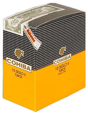 Упаковка Cohiba Siglo II Tube на 15 сигар
