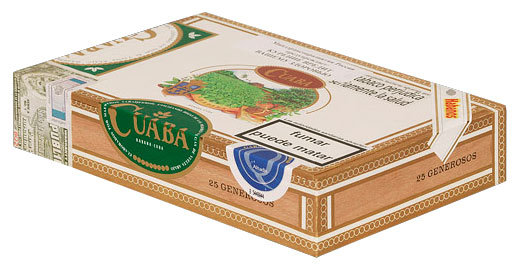 Коробка Cuaba Generosos на 25 сигар