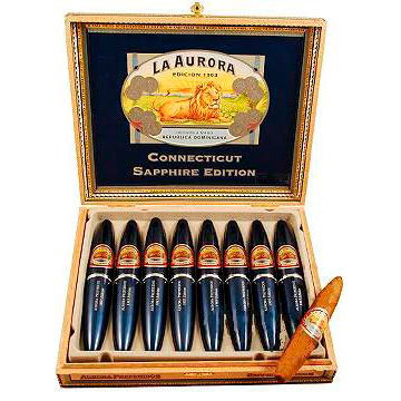 Коробка La Aurora 1903 Preferidos Sapphire на 8 сигар