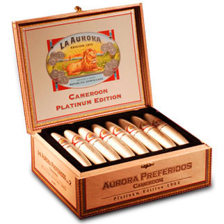 Коробка La Aurora 1903 Preferidos Platinum на 8 сигар