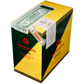 Упаковка Montecristo Open Master Tubos на 15 сигар