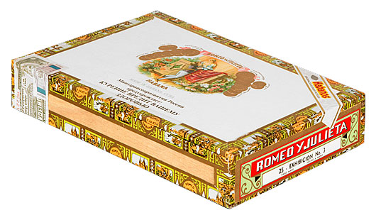 Коробка Romeo y Julieta Exhibicion No 3 на 25 сигар
