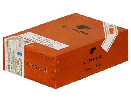 Коробка Cohiba Siglo VI на 10 сигар