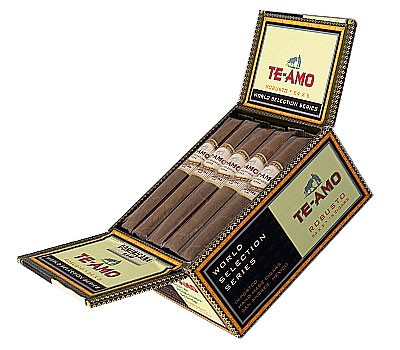 Коробка Te-Amo Dominican Blend Robusto на 15 сигар