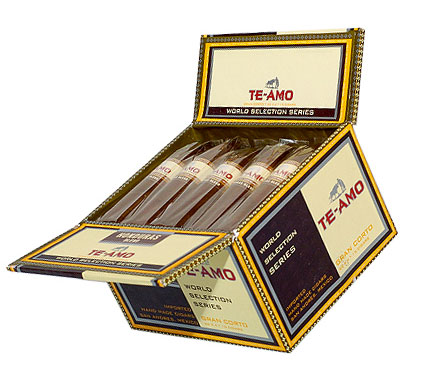 Коробка Te-Amo Gran Corto Honduras Blend на 15 сигар