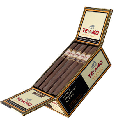 Коробка Te-Amo Honduran Churchill на 15 сигар