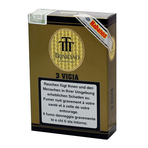 Упаковка Trinidad Vigia Tubos на 3 сигары
