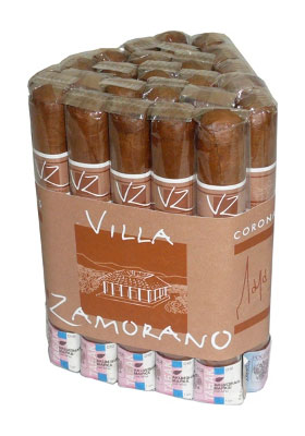 Коробка Villa Zamorano Corona на 25 сигар