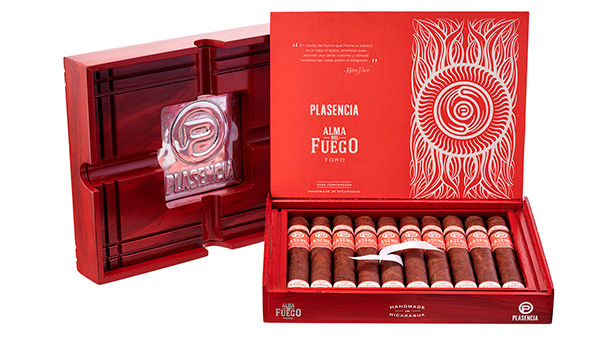 Коробка Plasencia Alma del Fuego Candente Robusto на 10 сигар