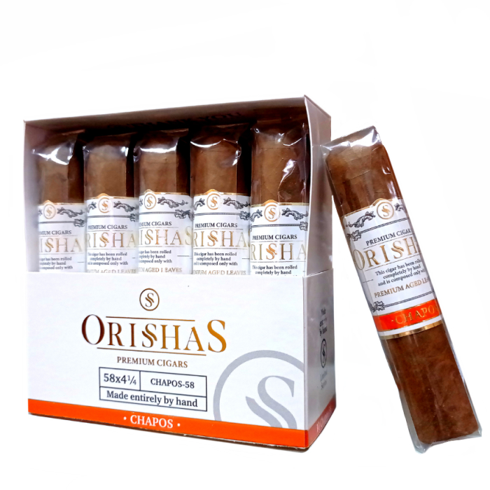 Упаковка Orishas Chapos-58 на 10 сигар