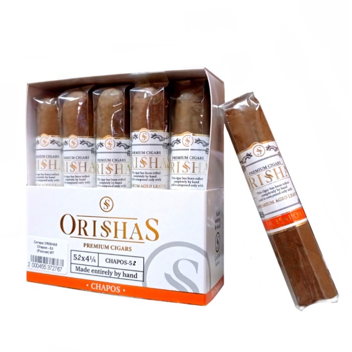 Упаковка Orishas Chapos-52 на 10 сигар