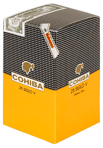 Упаковка Cohiba Siglo V на 25 сигар