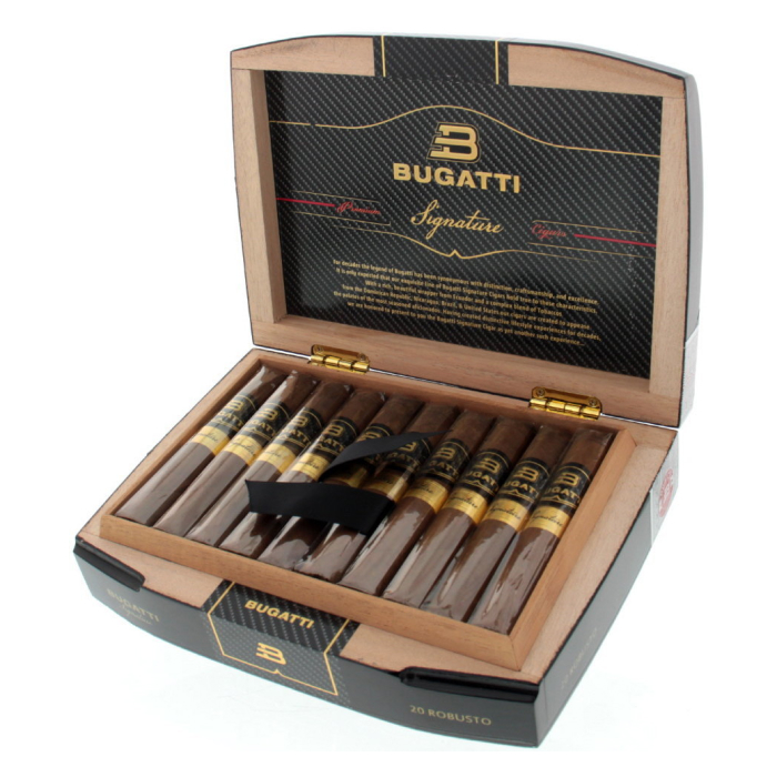 Коробка Bugatti Signature Robusto на 20 сигар