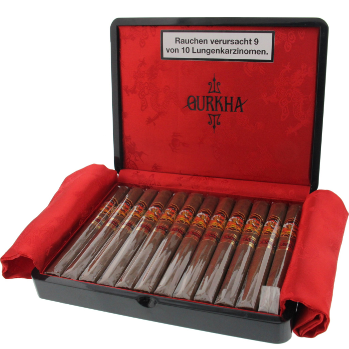 Коробка Gurkha Lounge Churchill Natural Red Dragon на 12 сигар