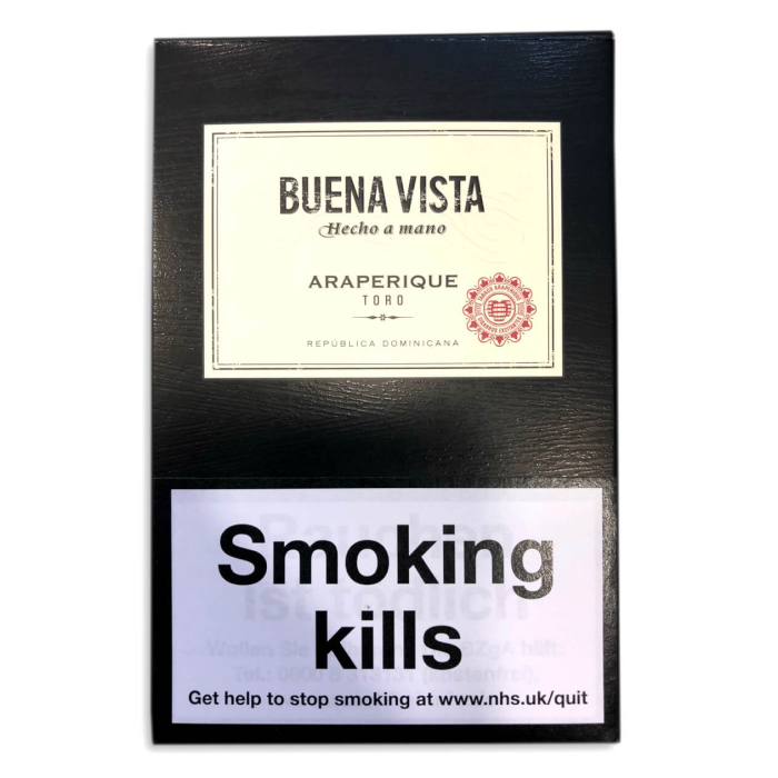 Упаковка Buena Vista Araperique Toro на 5 сигар