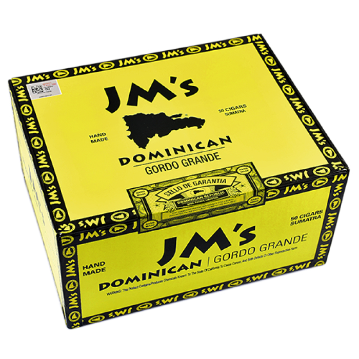 Коробка JM‘s Dominican Gordo Grande на 50 сигар