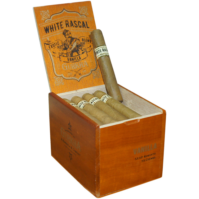 Коробка Gurkha Cafe Tabac Vanilla на 25 сигар