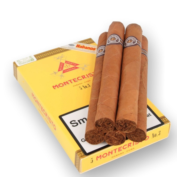 Упаковка Montecristo No 3 на 5 сигар